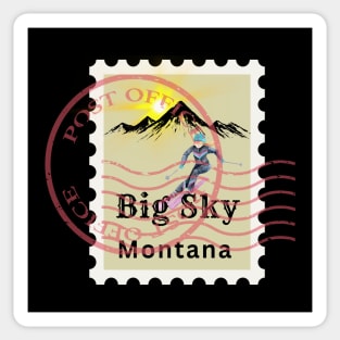 Big Sky Resort Montana USA. Gift Ideas For The Ski Enthusiast. Sticker